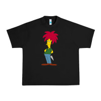 Black simpson Urban Heavy Tee - linhVisuals