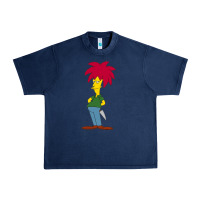 Navy simpson Urban Heavy Tee - linhVisuals