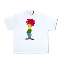 White simpson Urban Heavy Tee - linhVisuals
