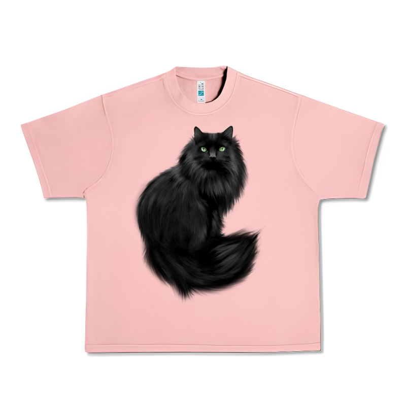 Black Cat Urban Heavy Tee by linhVisuals | Teevron
