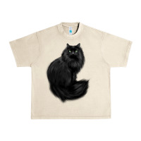 Sandshell black cat Urban Heavy Tee - linhVisuals