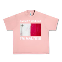 Salmon i'm not yelling i'm maltese shirt  malta flag t shirt Urban Heavy Tee - linhVisuals