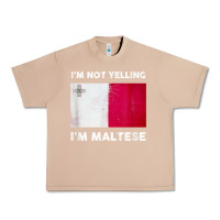 Burro i'm not yelling i'm maltese shirt  malta flag t shirt Urban Heavy Tee - linhVisuals