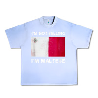 Grape Ice i'm not yelling i'm maltese shirt  malta flag t shirt Urban Heavy Tee - linhVisuals