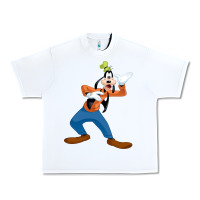 White goofy Urban Heavy Tee - linhVisuals