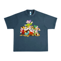 Midnight Navy grumpy dopey dwarf Urban Heavy Tee - linhVisuals