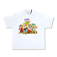 White grumpy dopey dwarf Urban Heavy Tee - linhVisuals