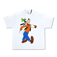 White goofy Urban Heavy Tee - linhVisuals