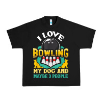 Black bowling shirt funny dog lover quote bowler gift t shirt Urban Heavy Tee - linhVisuals