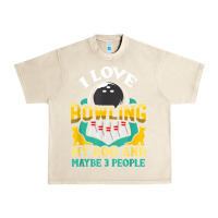 Sandshell bowling shirt funny dog lover quote bowler gift t shirt Urban Heavy Tee - linhVisuals