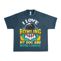 Midnight Navy bowling shirt funny dog lover quote bowler gift t shirt Urban Heavy Tee - linhVisuals