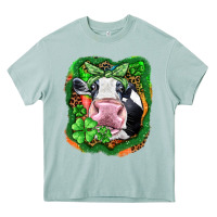 Arona St. Patrick's day cow Heavy Core Tee - FaDigitalArtStudio