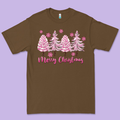Merry Christmas Trees Premium Tee Designed By Fadigitalartstudio