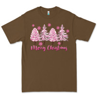 Cacao Merry Christmas Trees Premium Tee - FaDigitalArtStudio