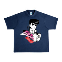 Navy josuke very bizarre Urban Heavy Tee - linhVisuals