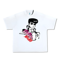 White josuke very bizarre Urban Heavy Tee - linhVisuals