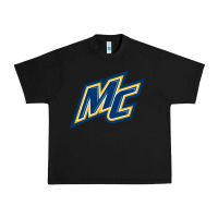 Black merrimack warriors Urban Heavy Tee - linhVisuals