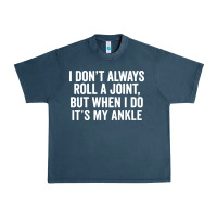 Midnight Navy i dont always roll a joint but when i do Urban Heavy Tee - linhVisuals