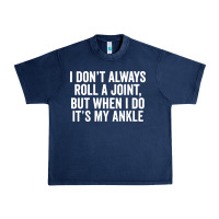 Navy i dont always roll a joint but when i do Urban Heavy Tee - linhVisuals