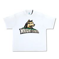 White wright state Urban Heavy Tee - linhVisuals