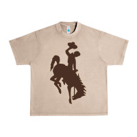French Oak wyoming athletics Urban Heavy Tee - linhVisuals