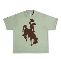 Oil Green wyoming athletics Urban Heavy Tee - linhVisuals