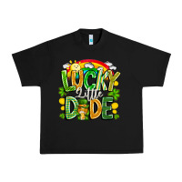 Black Lucky Little Dude Urban Heavy Tee - CowhideDigitalArt