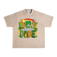 French Oak Lucky Little Dude Urban Heavy Tee - CowhideDigitalArt