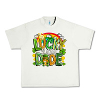 Pistachio Lucky Little Dude Urban Heavy Tee - CowhideDigitalArt
