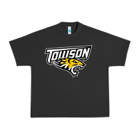 Pigment Black towson tigers Urban Heavy Tee - linhVisuals