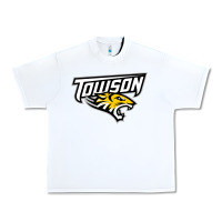 White towson tigers Urban Heavy Tee - linhVisuals