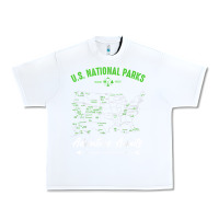 White national parks adventure lover camping hiking camper fan t shirt Urban Heavy Tee - linhVisuals