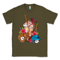 Army Green Baseball Frappe Classic Tee - FaDigitalArtStudio
