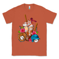 Copper Baseball Frappe Classic Tee - FaDigitalArtStudio