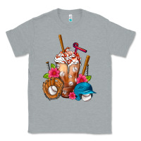 Heather Grey Baseball Frappe Classic Tee - FaDigitalArtStudio