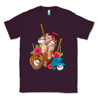 Plum Baseball Frappe Classic Tee - FaDigitalArtStudio