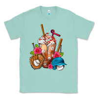 Seafoam Baseball Frappe Classic Tee - FaDigitalArtStudio
