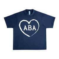 Navy aba therapy gift for behavior analyst  womens aba premium t shirt Urban Heavy Tee - linhVisuals