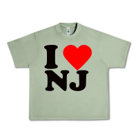 Oil Green i love nj Urban Heavy Tee - linhVisuals