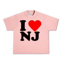 Salmon i love nj Urban Heavy Tee - linhVisuals