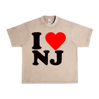 French Oak i love nj Urban Heavy Tee - linhVisuals