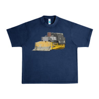 Navy killdozer tread back tank top Urban Heavy Tee - linhVisuals