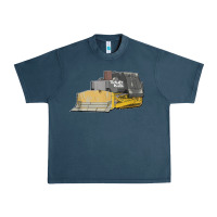 Midnight Navy killdozer tread back tank top Urban Heavy Tee - linhVisuals