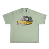 Oil Green killdozer tread back tank top Urban Heavy Tee - linhVisuals