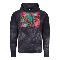 Cloud Black easter spring leopard serape background Vintage Hoodie - Artiststas