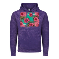 Cloud Purple easter spring leopard serape background Vintage Hoodie - Artiststas