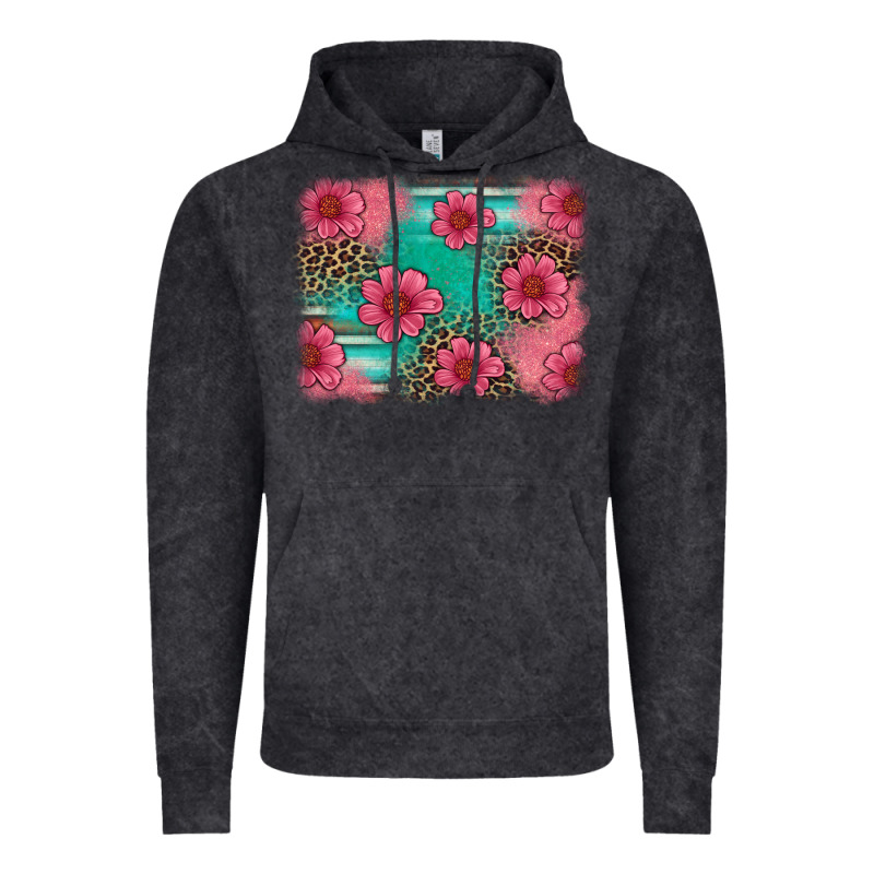Easter Spring Leopard Serape Background Vintage Hoodie by Artiststas | Teevron