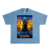Pebble Blue snowfall fx tv show Urban Heavy Tee - linhVisuals