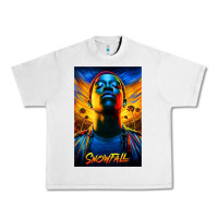 Lunar Rock snowfall fx tv show Urban Heavy Tee - linhVisuals