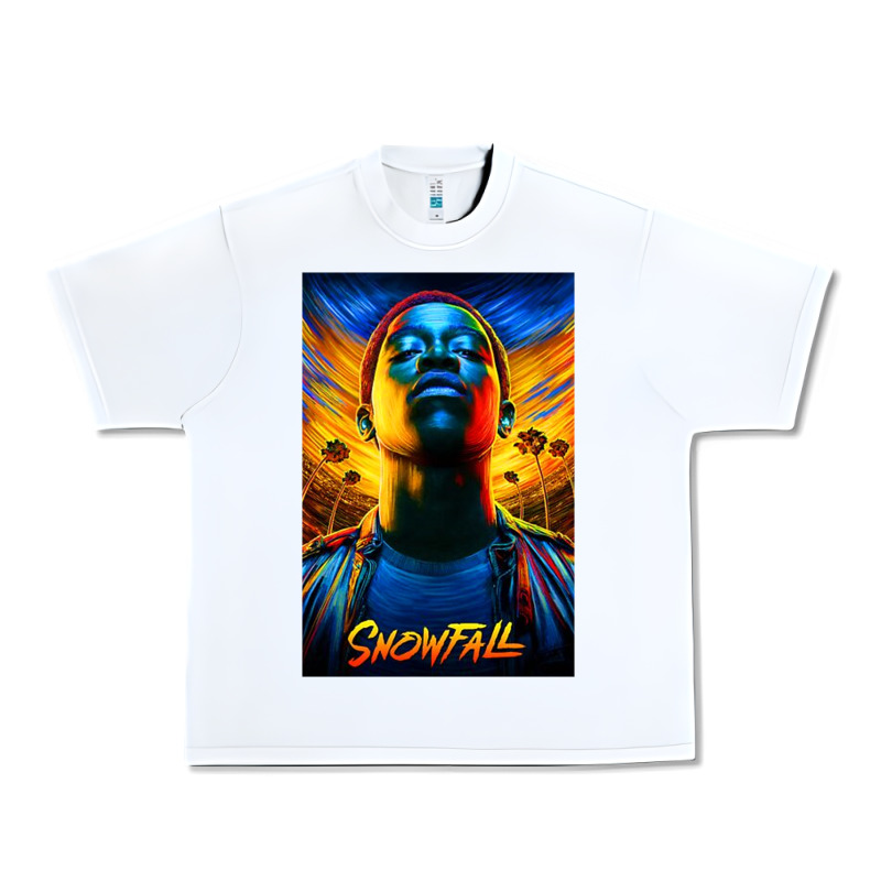 Snowfall Fx Tv Show Urban Heavy Tee by linhVisuals | Teevron